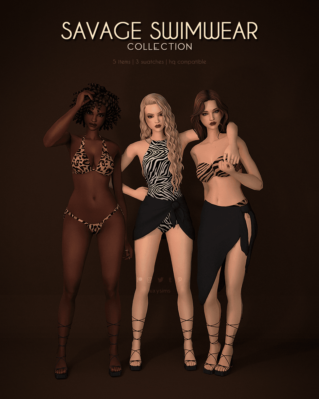 Скриншот мода Коллекция купальников Savage Swimwear